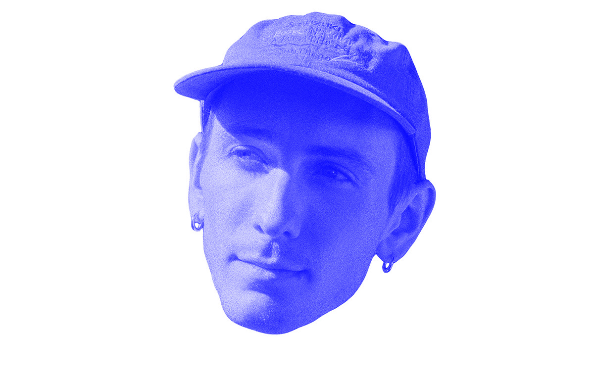 A cutout portrait of Sam